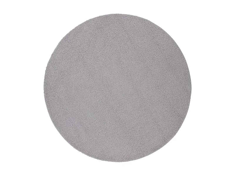 Tapis Rond Bouclette "Teddy" 200cm Gris