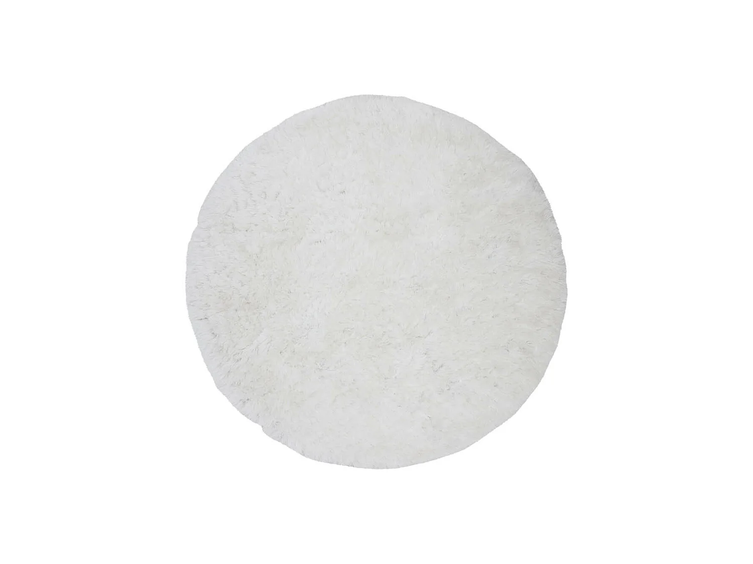 Tapis Rond Design "Grace" 200cm Blanc