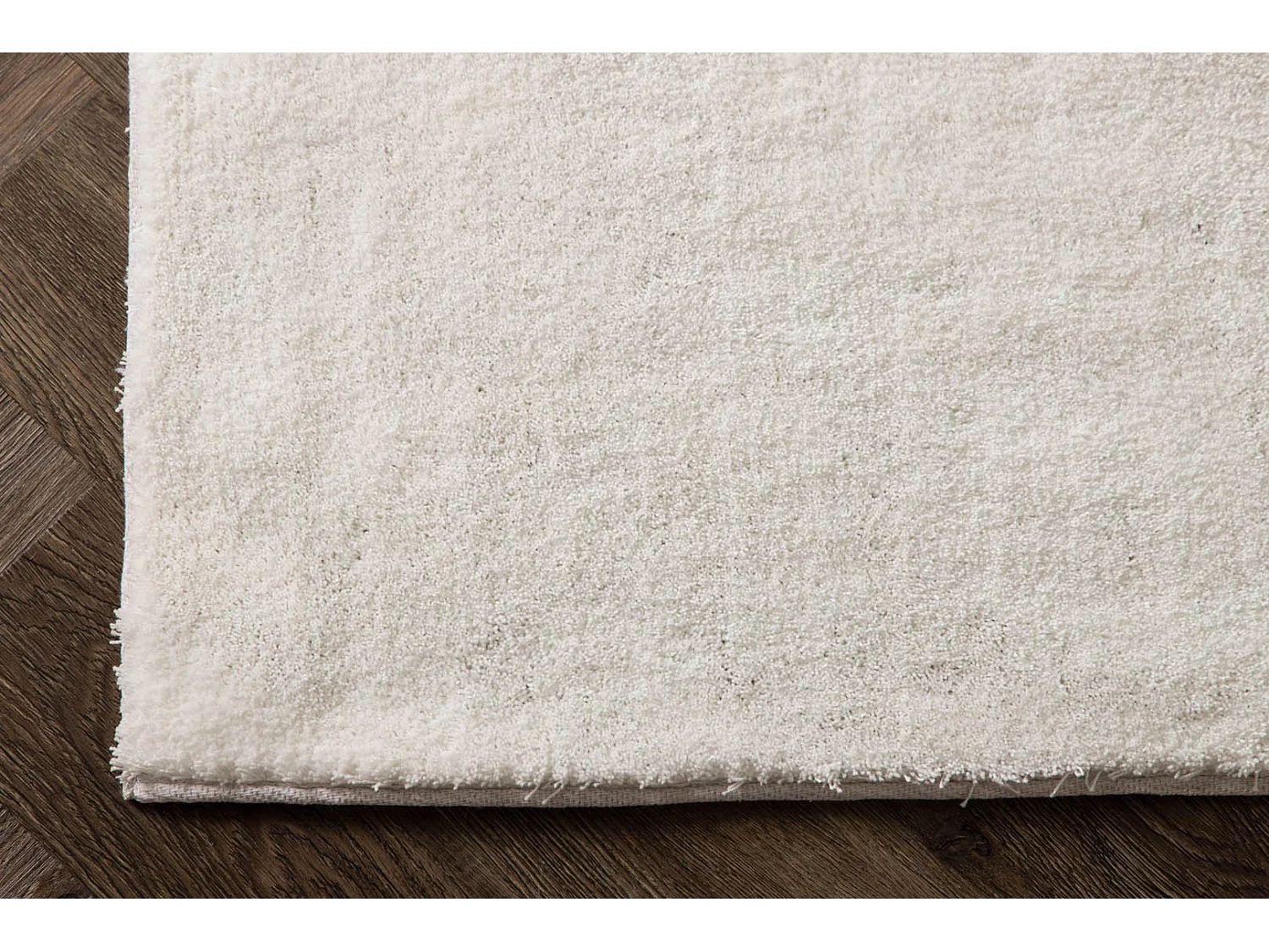 Undra tapis 240x170 cm polyester blanc.