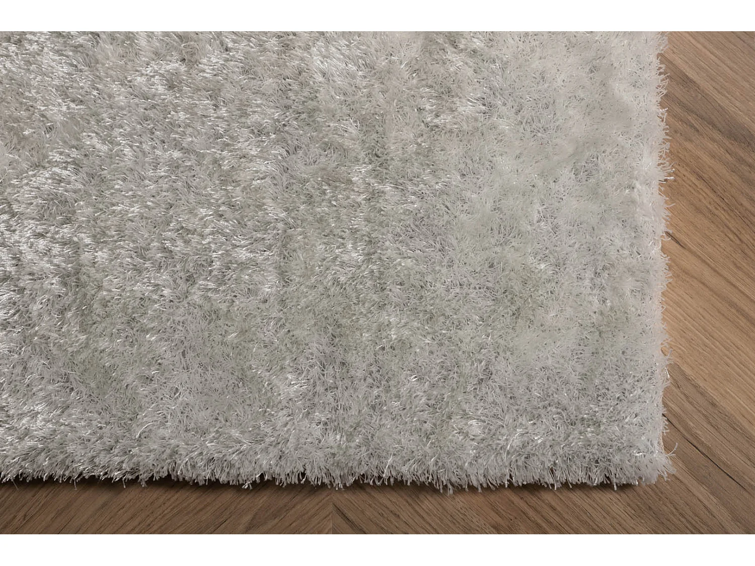 Mattis Teppich 230x160 cm Polyester weiß.