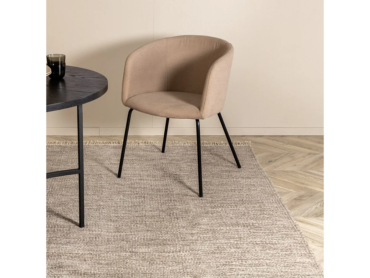 Tapis Design en Laine "Cyrus" 160x230cm Beige