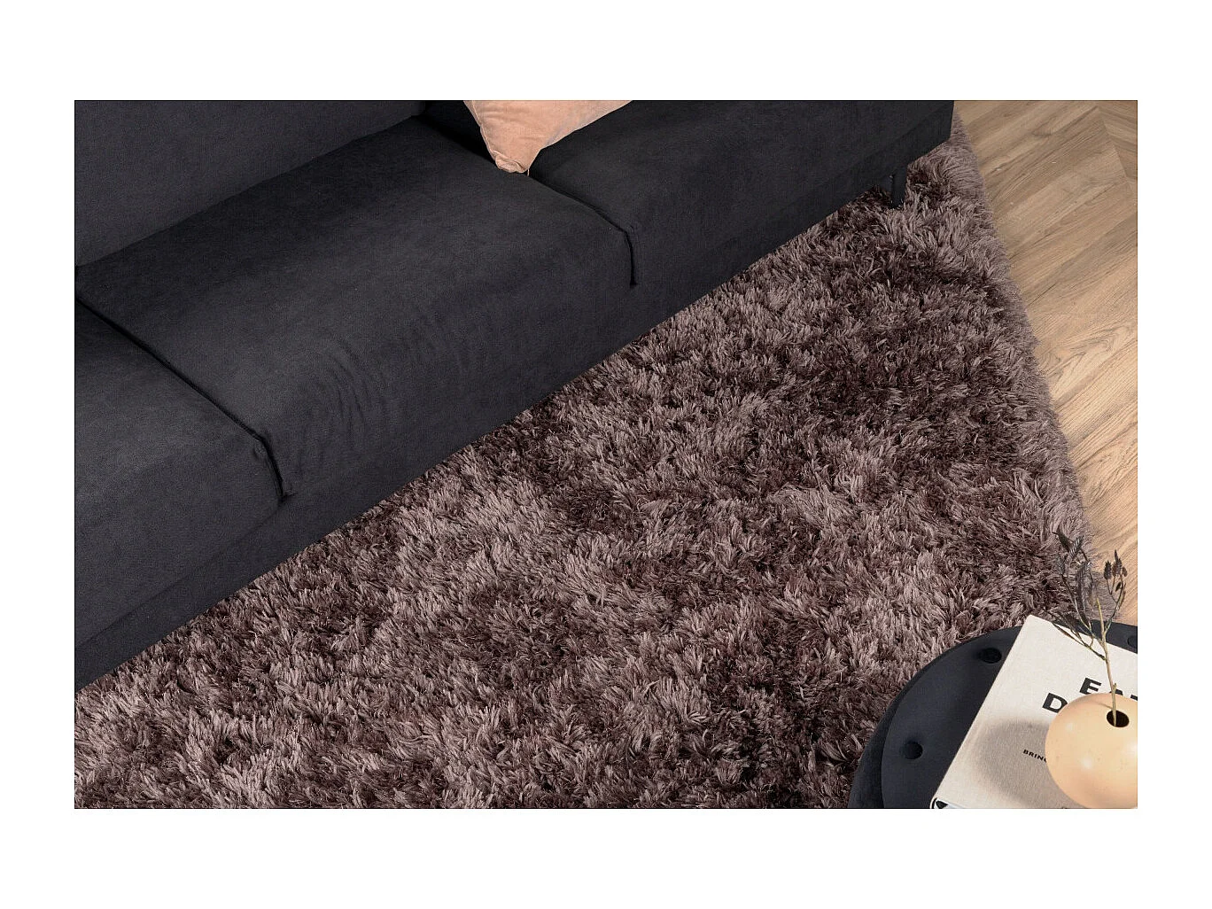 Tapis Déco "Grace" 200x300cm Marron