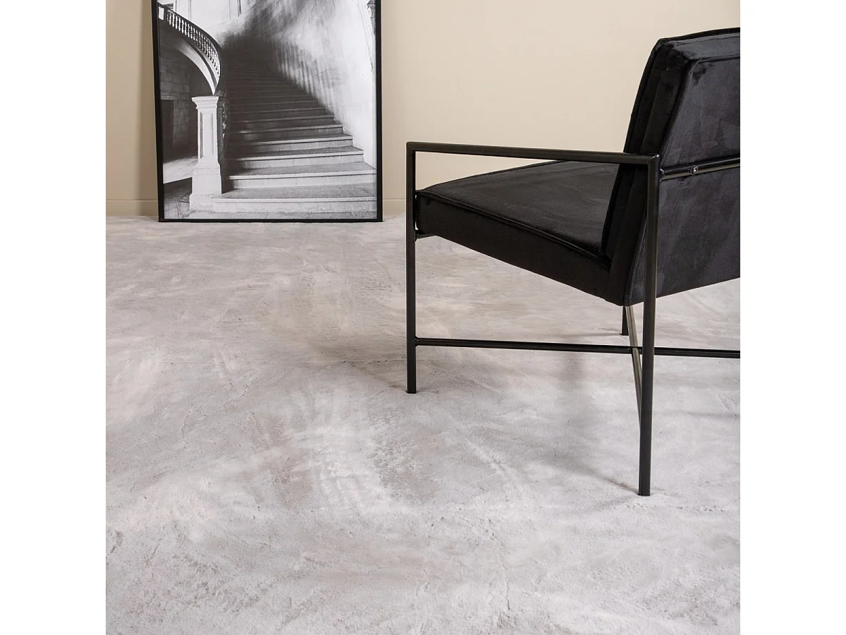 Nina Teppich 300x200 cm Polyester grau.