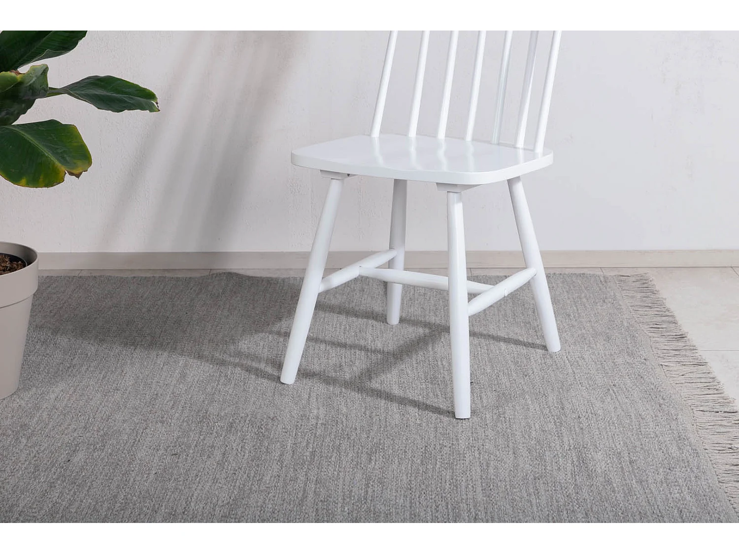 Cyrus vloerkleed 300x200 cm wol grijs.