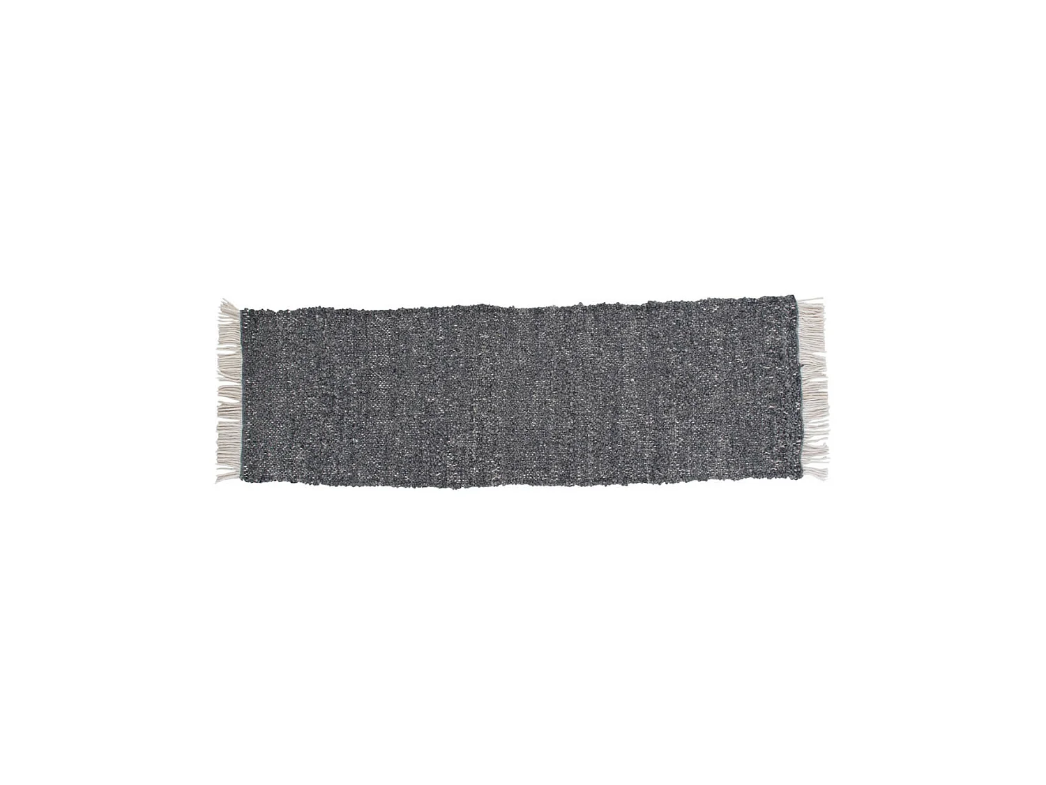 Tapis Déco en Laine "Betina" 80x250cm Gris