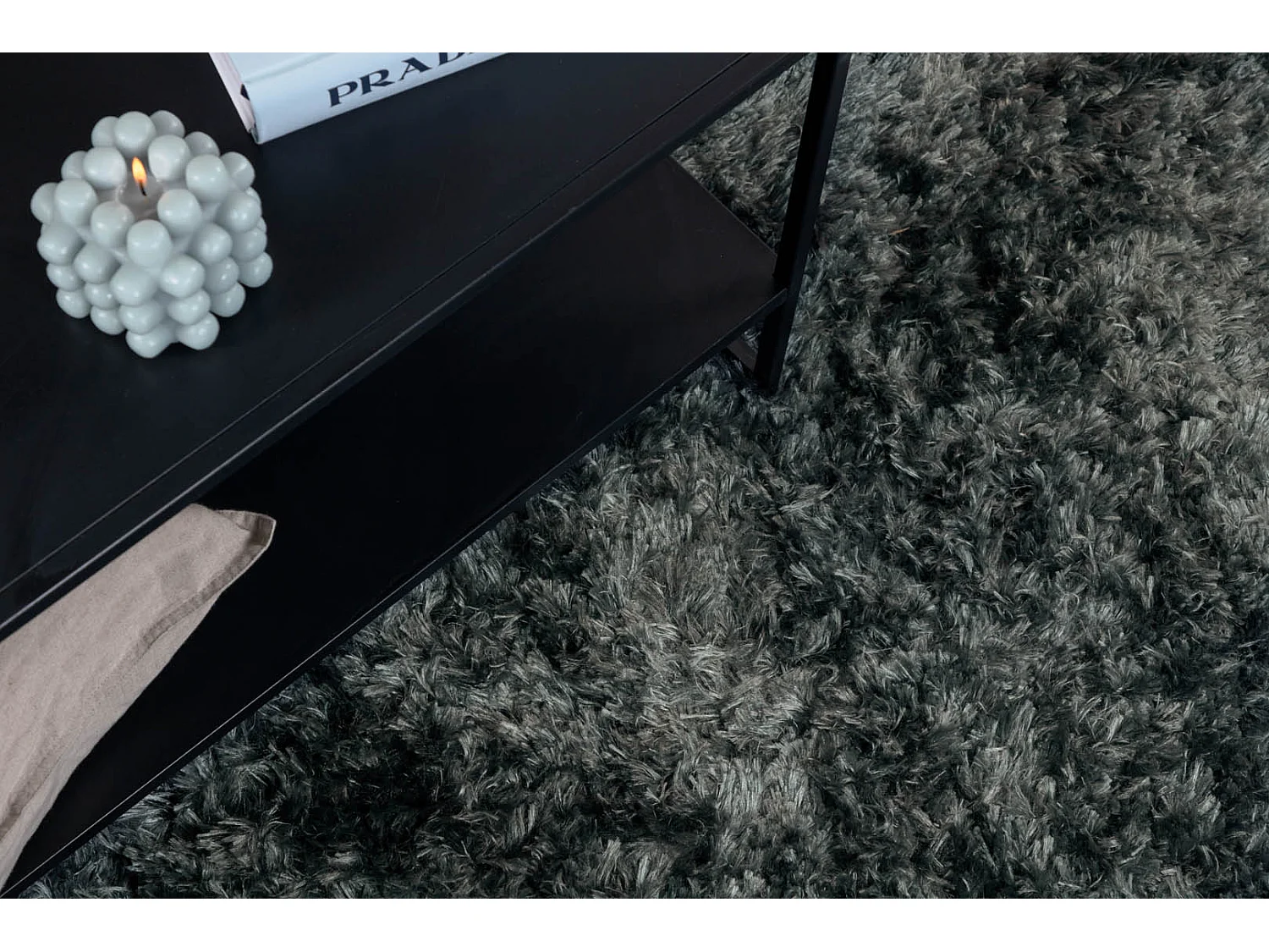 Natta vloerkleed 290x200 cm polyester groen.