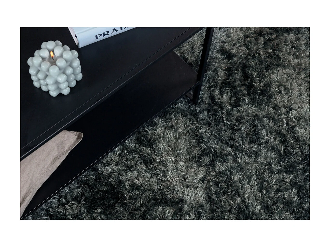 Natta vloerkleed 290x200 cm polyester groen.