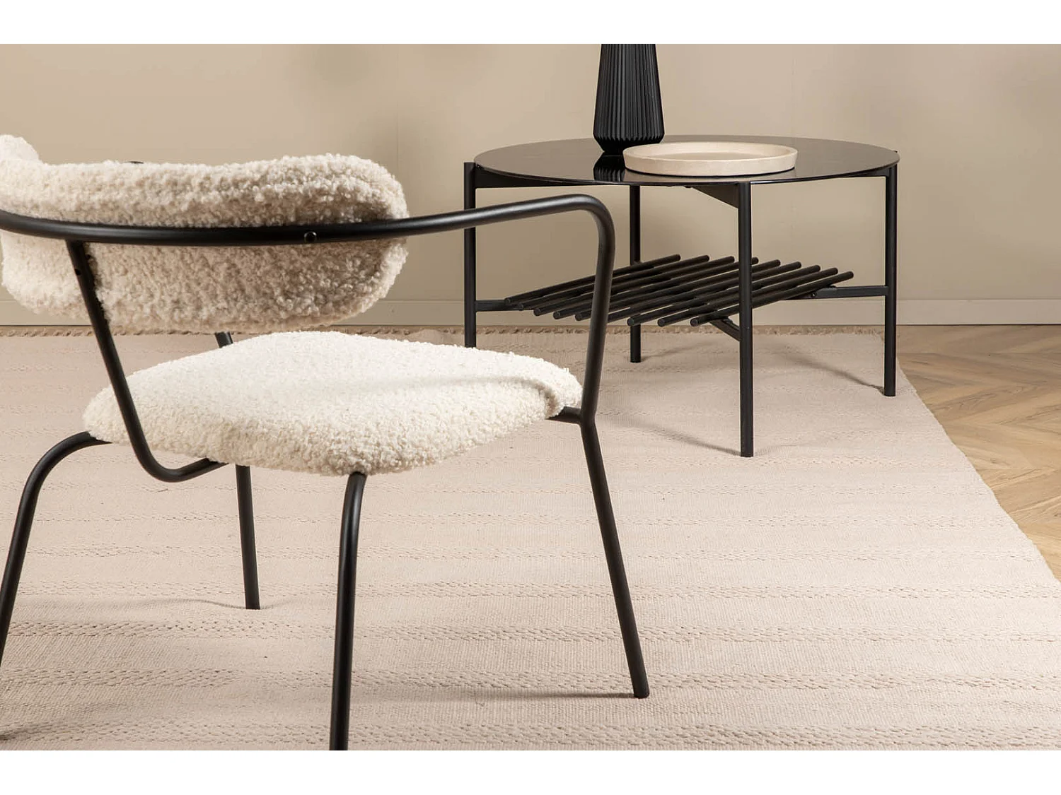 Tapis Déco "Nico" 160x230cm Beige