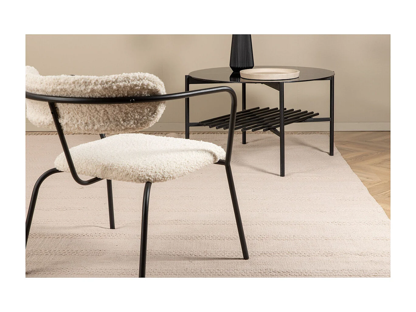 Tapis Déco "Nico" 160x230cm Beige