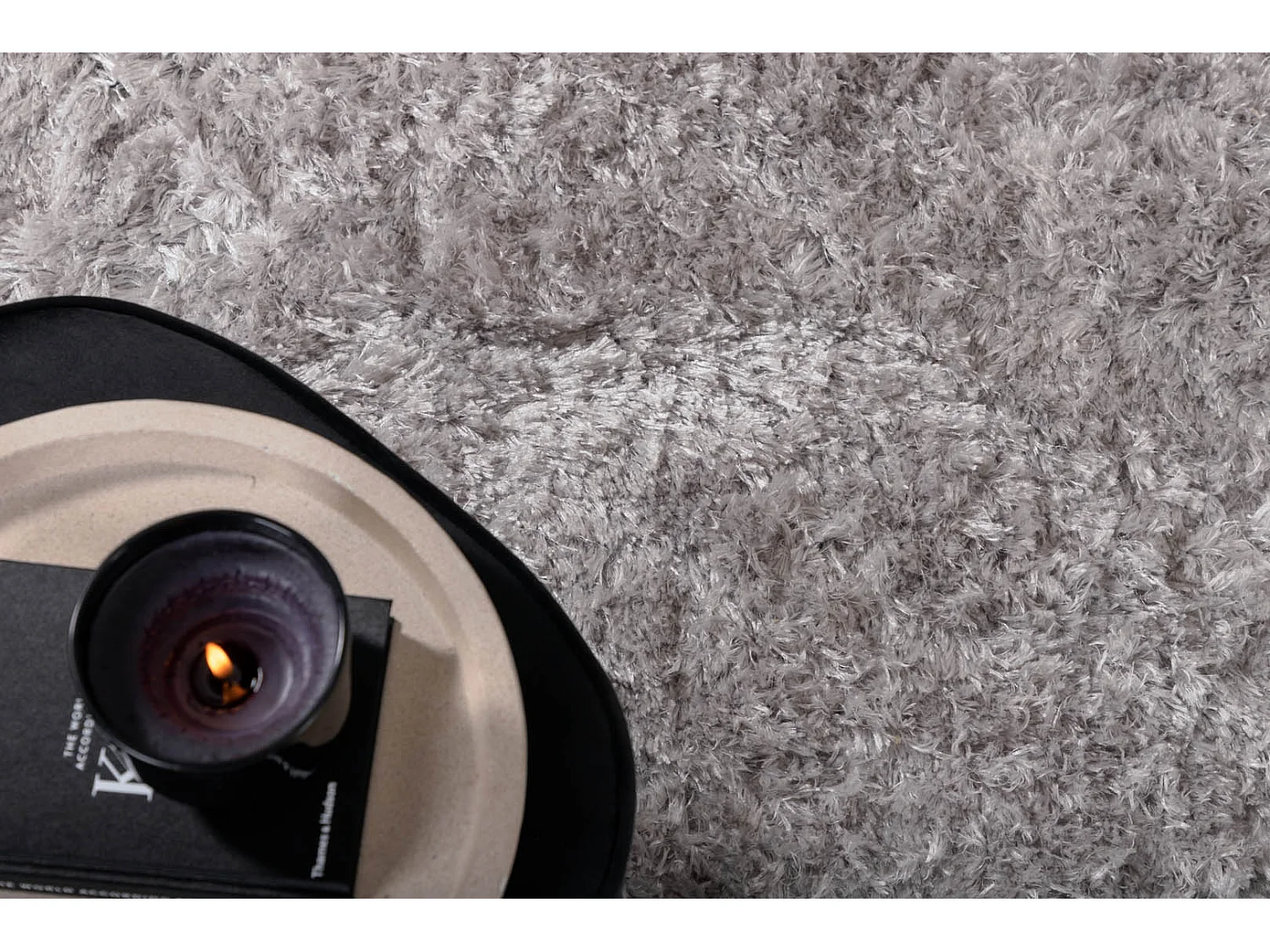 Tapis Déco "Natta" 160x230cm Argent