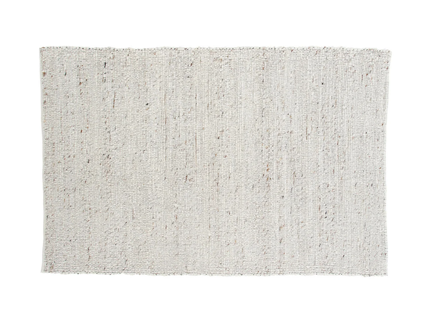 Loump vloerkleed 300x200 cm wol beige, wit.