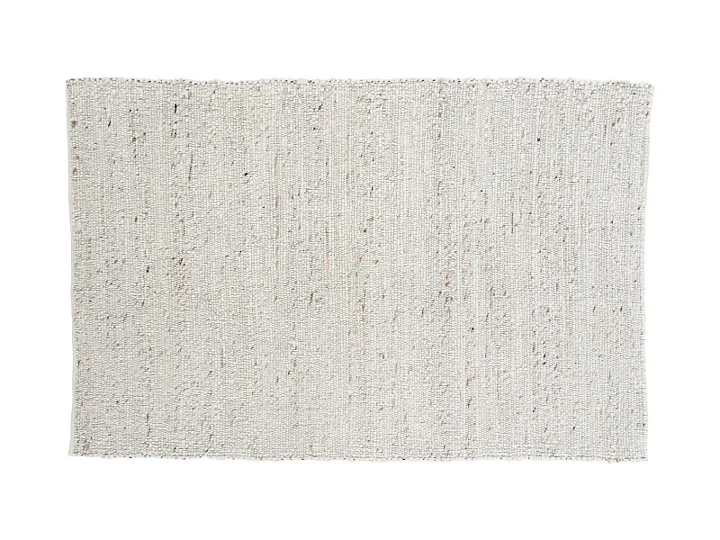 Loump vloerkleed 300x200 cm wol beige, wit.