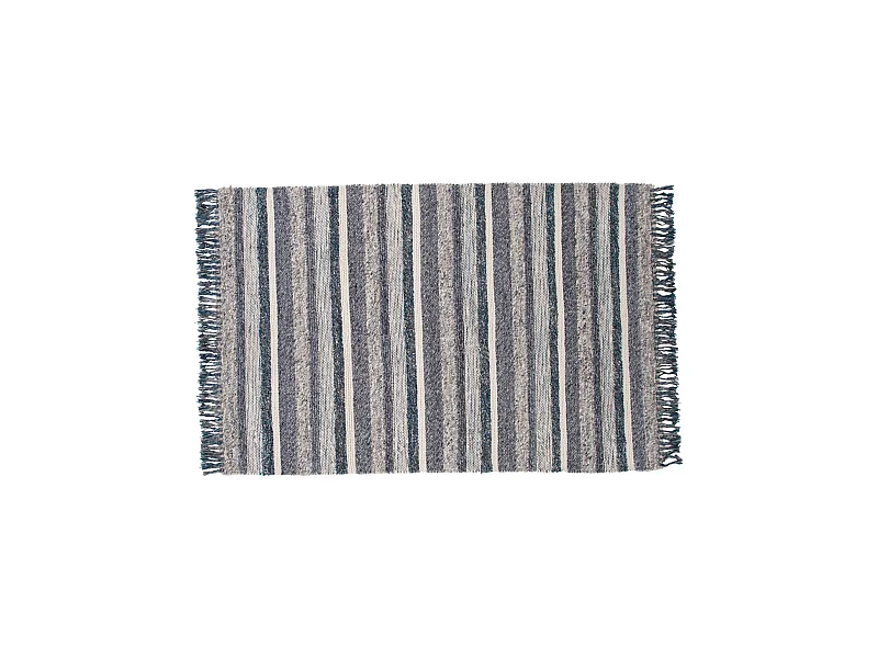 Agra vloerkleed 300x200 cm wol blauw, grijs.