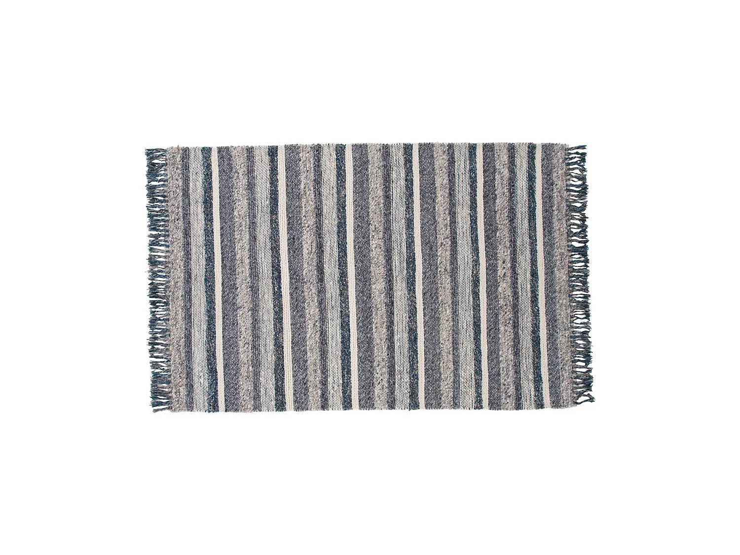 Tapis Déco en Laine "Agra" 200x300cm Bleu