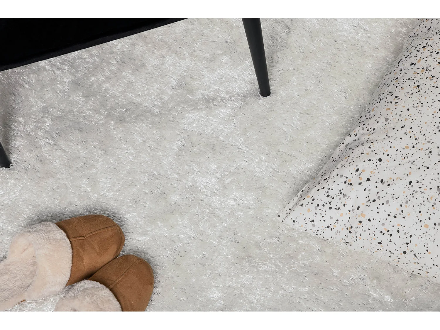 Tapis Rond "Mattis" 200cm  Blanc