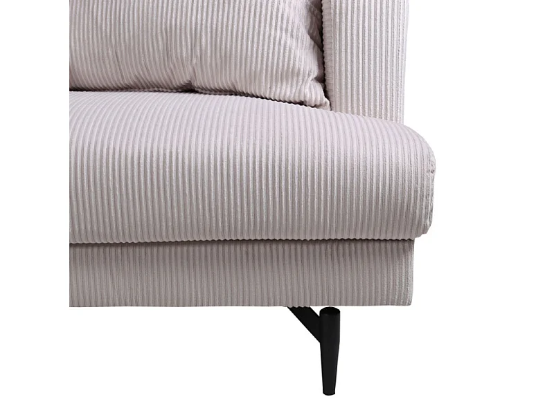 Sofia bank 3 persoons fluweel beige.