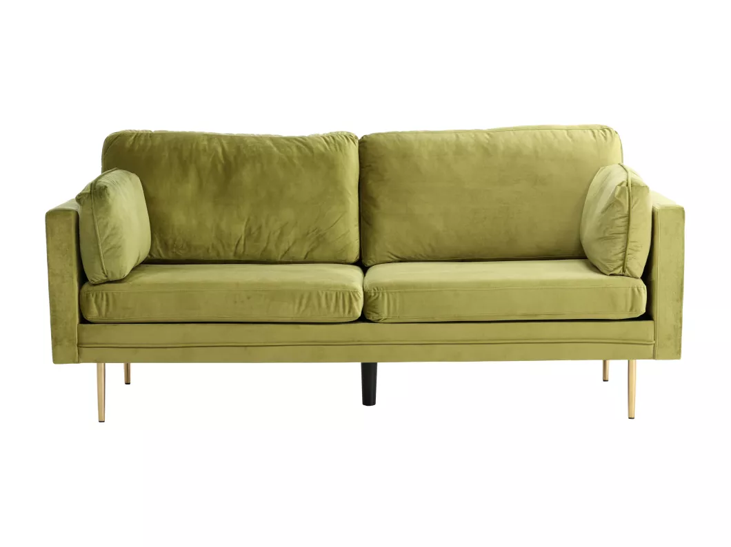 Kauf Unique Boom Sofa 3 Personen velour grün