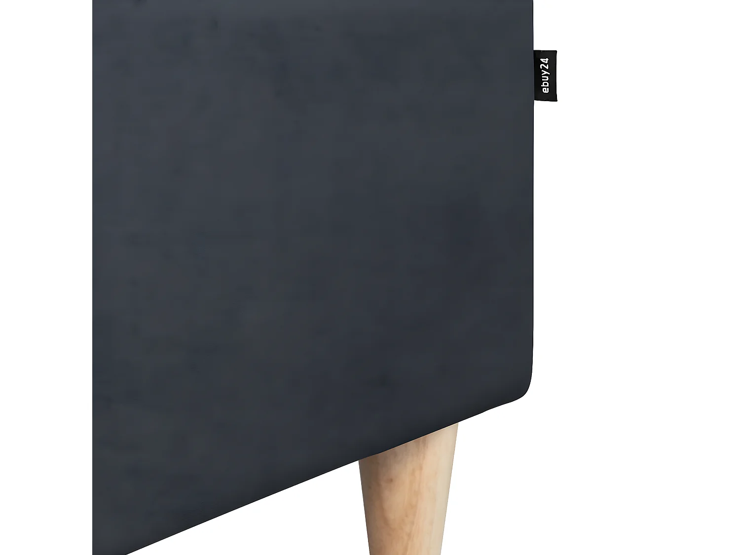 Marino Sofa BA4, Chaiselongue rechts oder links gewendet in Velour schwarz.