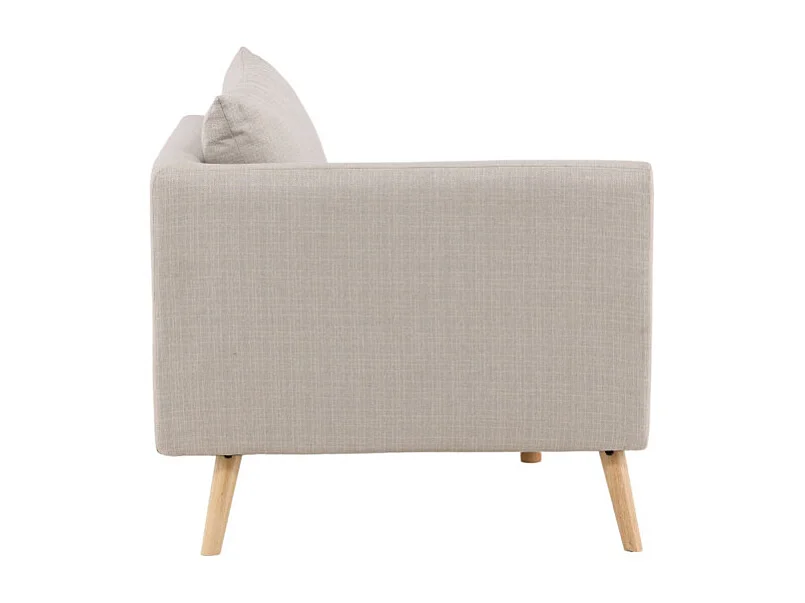 Méridienne en Tissu "Tacoma" 174cm Beige