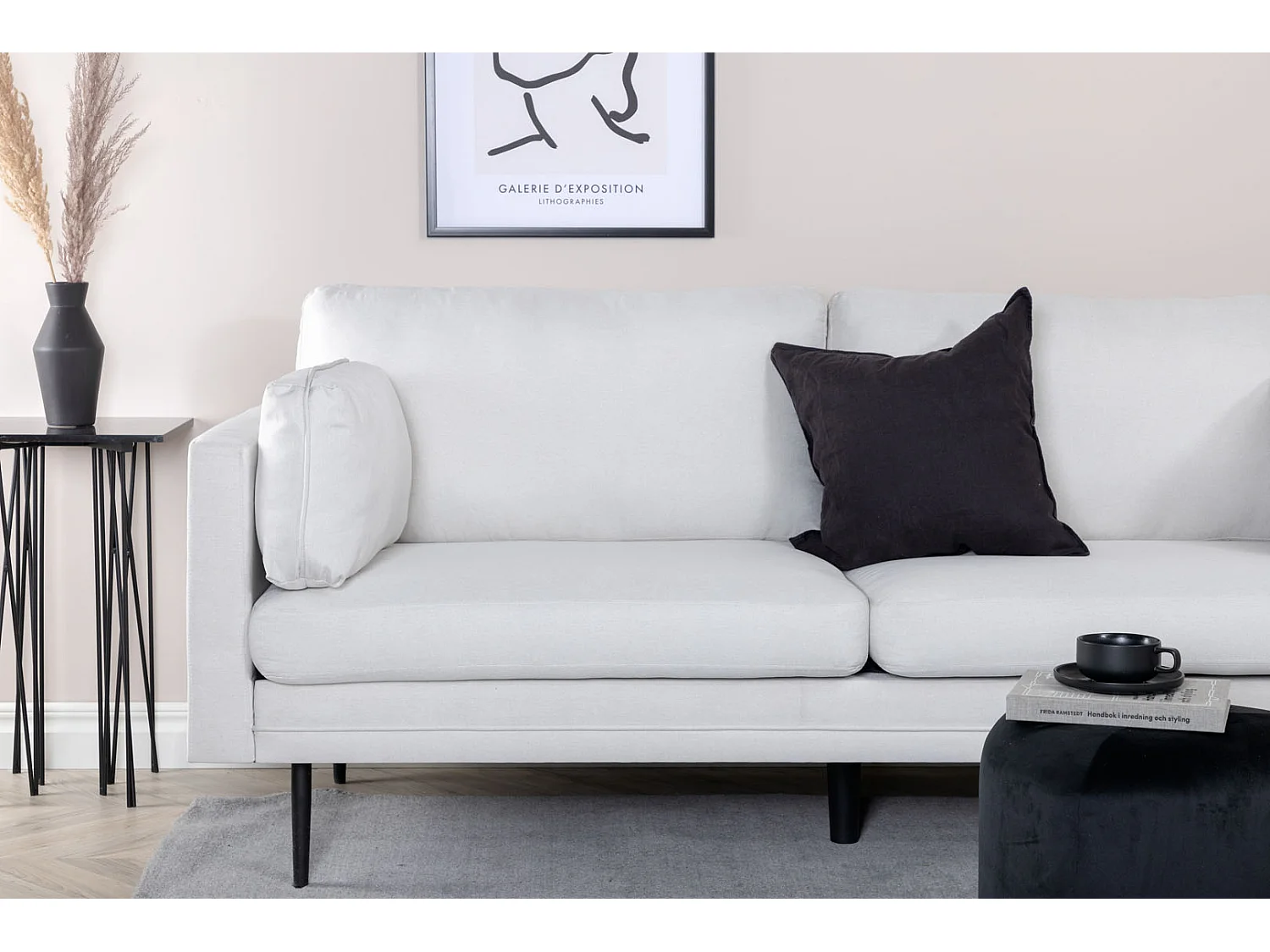 Boom bank 3 persoons beige.