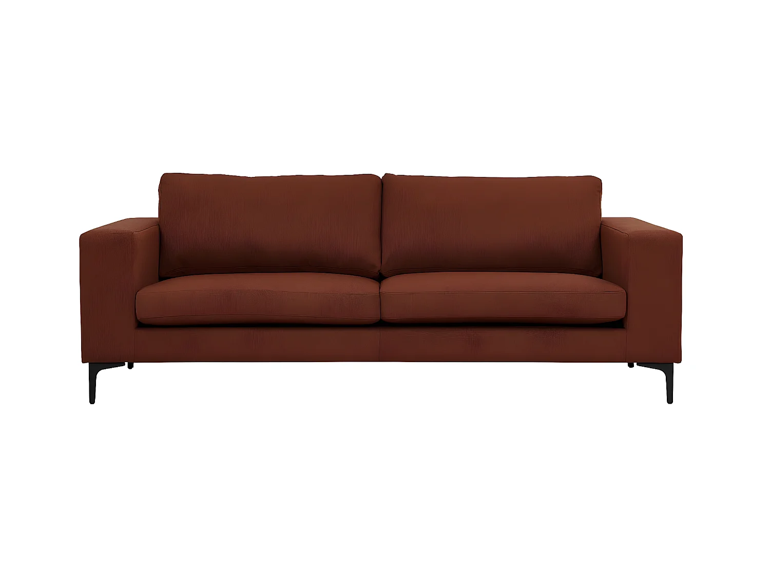 Canapé 3 Places en Tissu "Bolero" 215cm Rouge