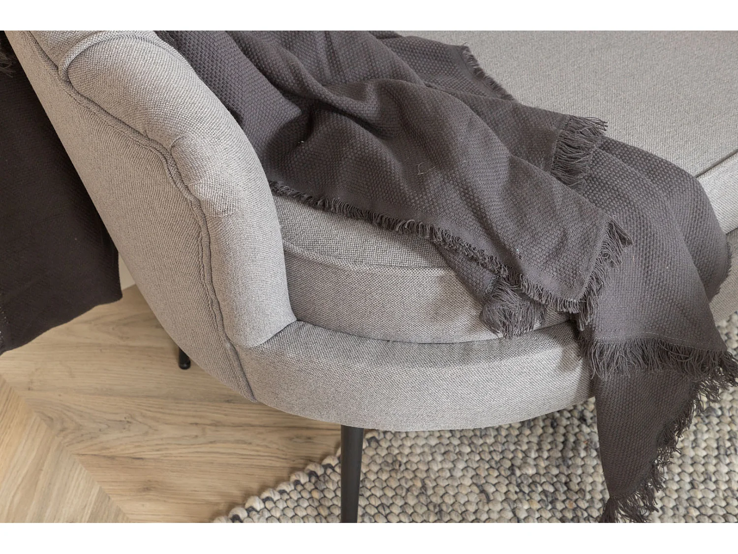 Calais Sofa 3 Personen grau.