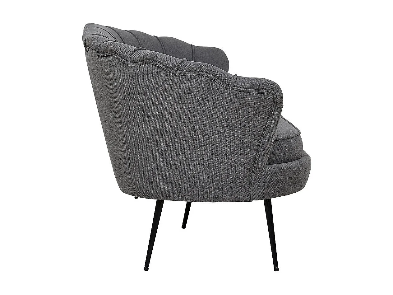 Canapé 3 Places en Tissu "Calais" 180cm Gris