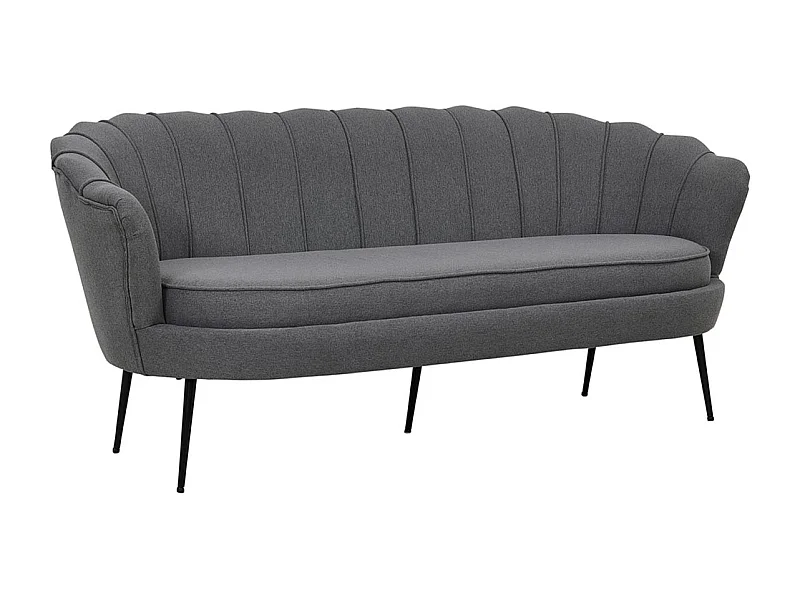 Calais Sofa 3 Personen grau.