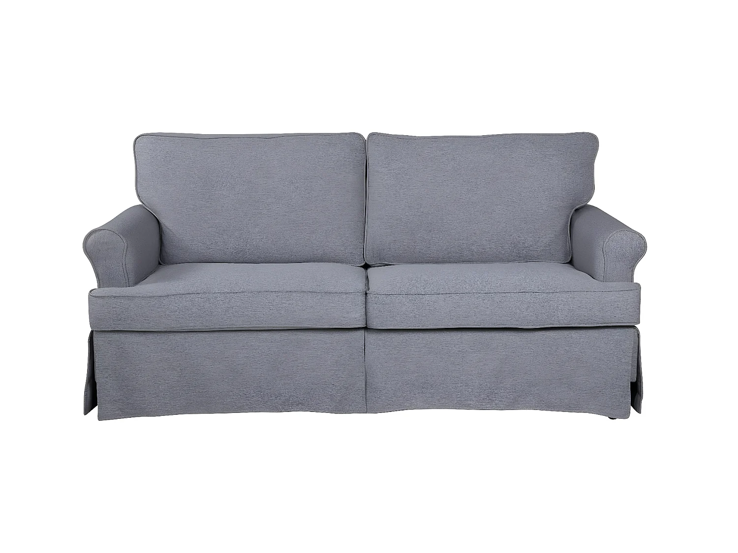 Anton bank 2 persoons grijs.