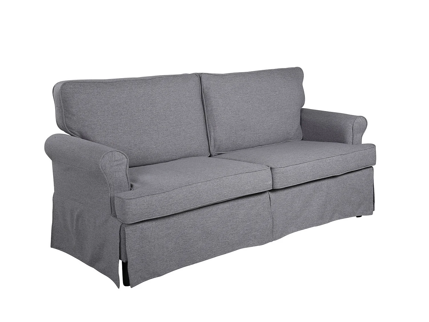 Anton bank 2 persoons grijs.