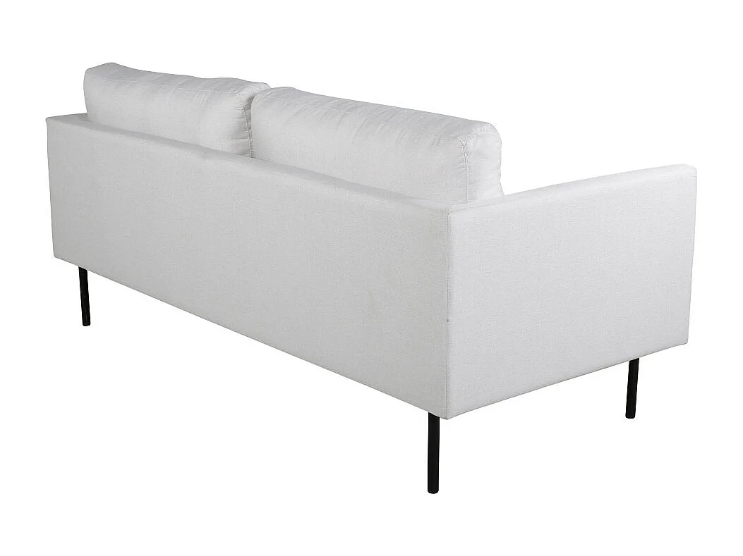 Canapé 2 Places en Tissu "Zoom" 180cm Beige Clair