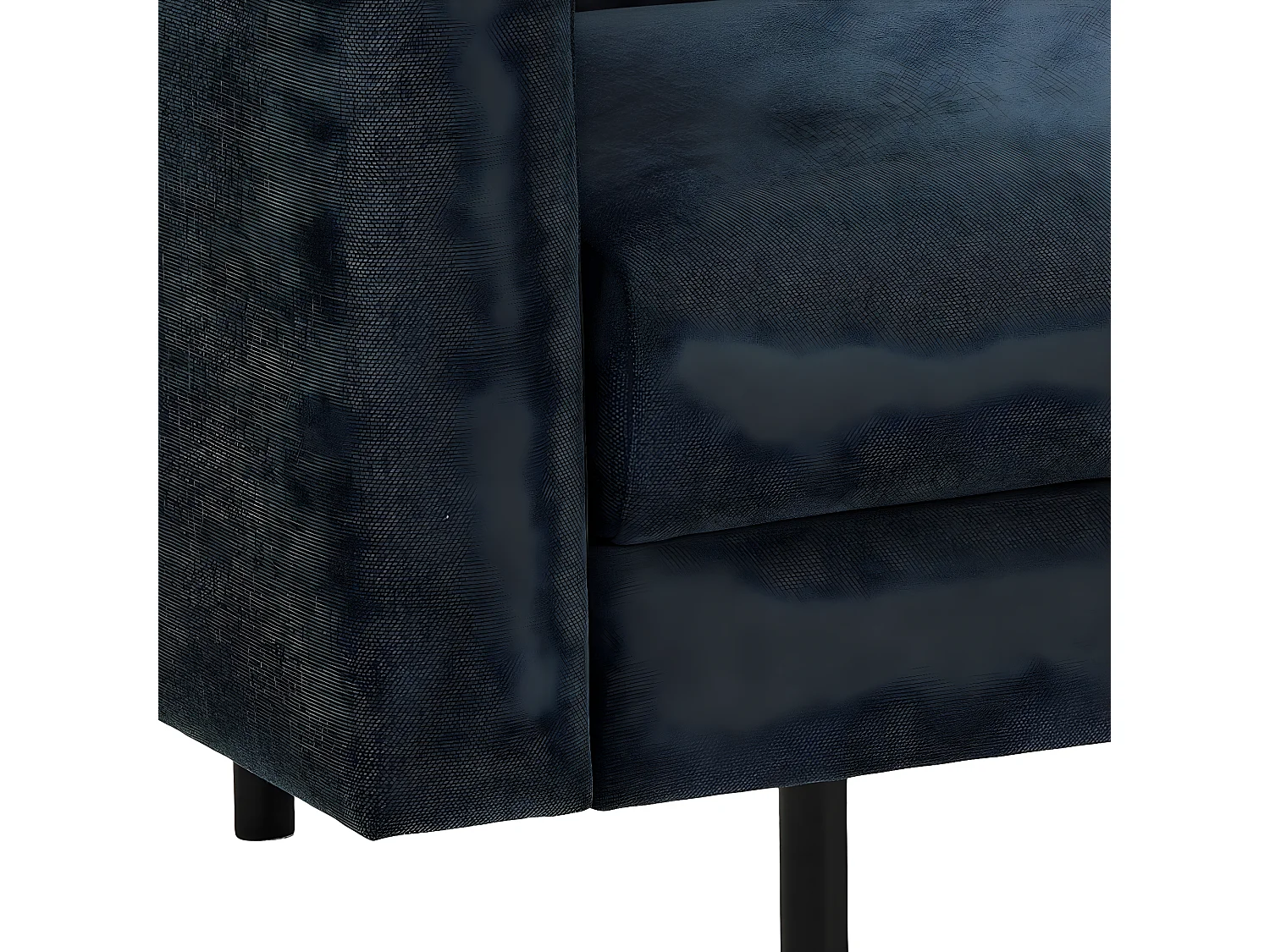 Paia Canapé 3 personnes, bleu foncé.