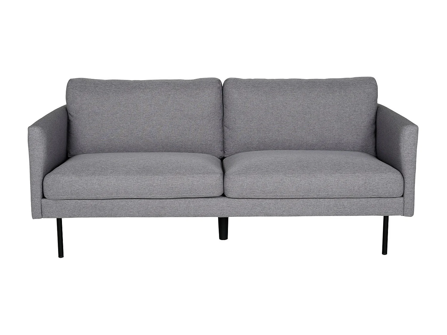 Canapé 2 Places en Tissu "Zoom" 180cm Gris