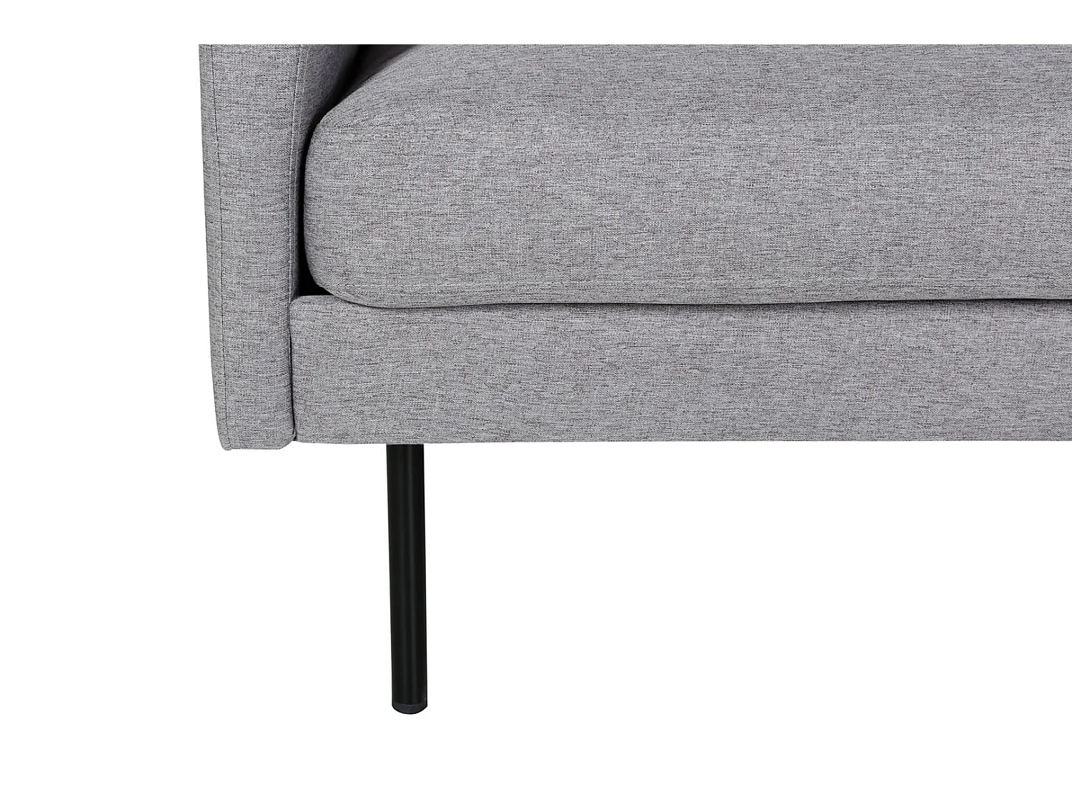 Canapé 2 Places en Tissu "Zoom" 180cm Gris