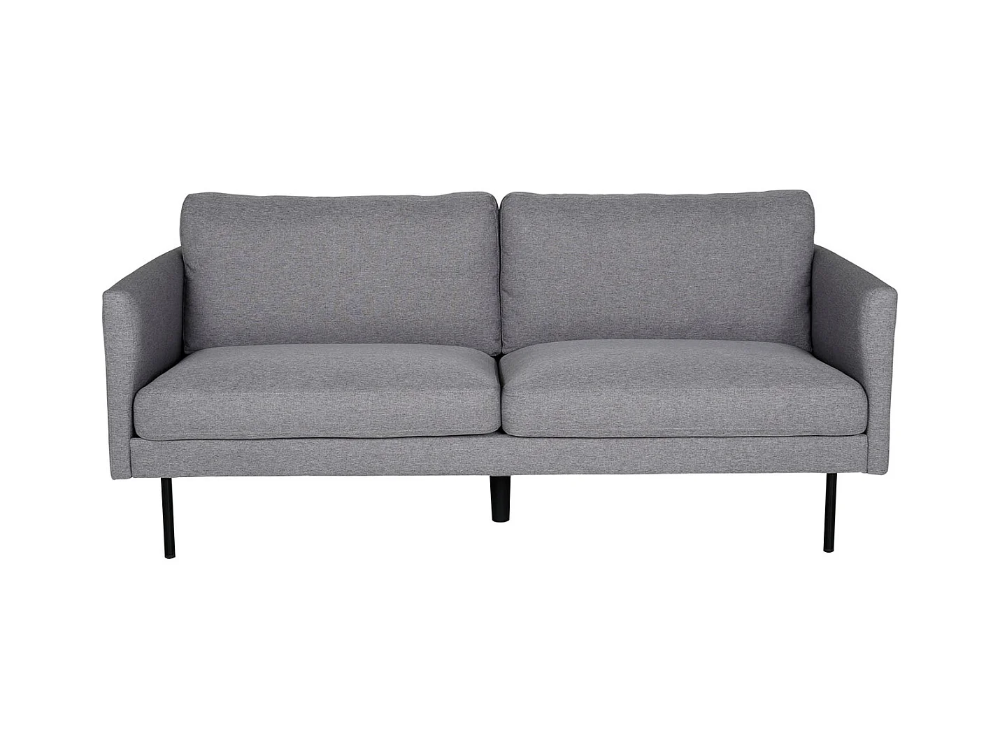 Canapé 2 Places en Tissu "Zoom" 180cm Gris