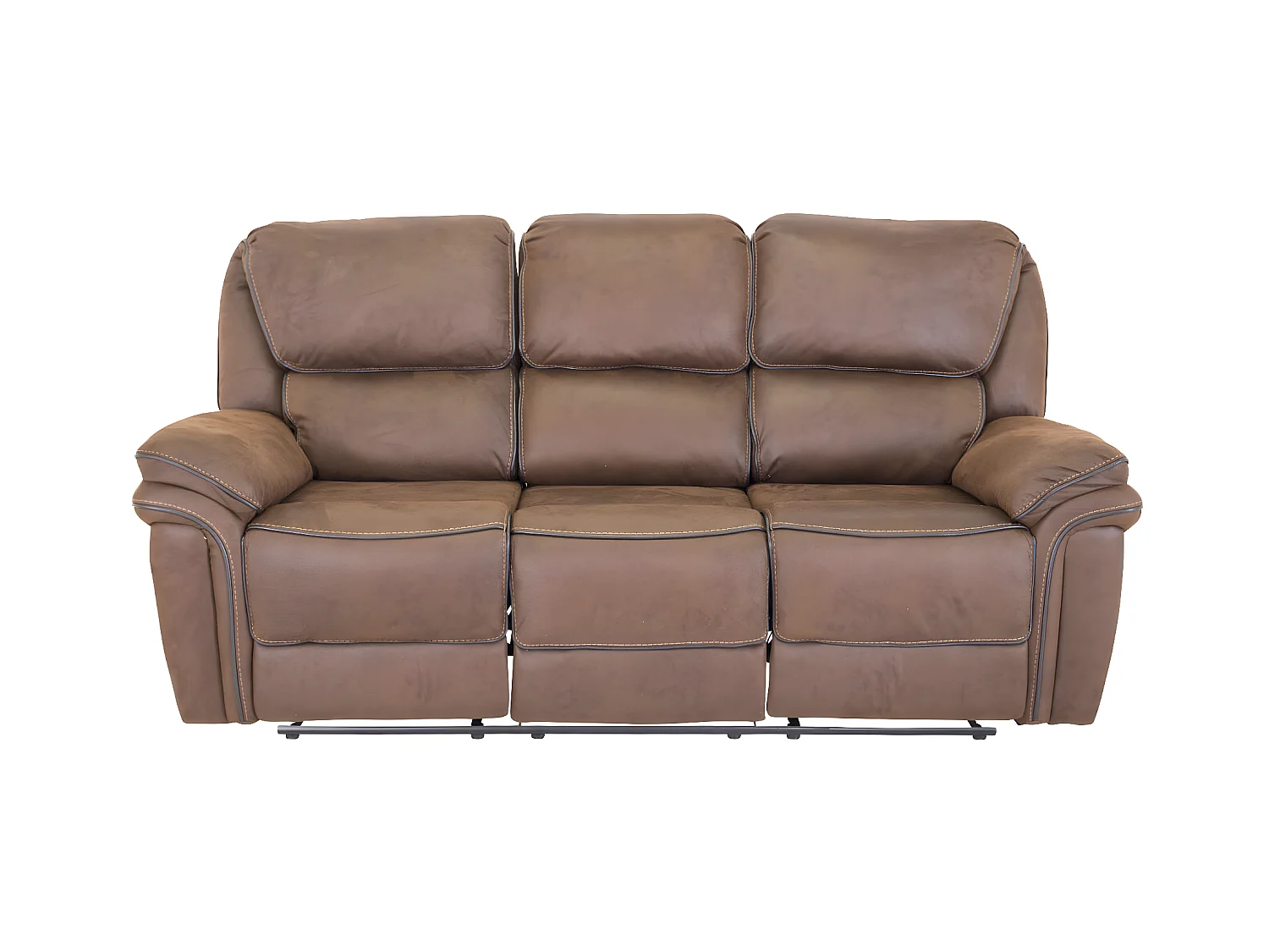 Canapé de Relaxation 3 Places "Saranda" 206cm Marron