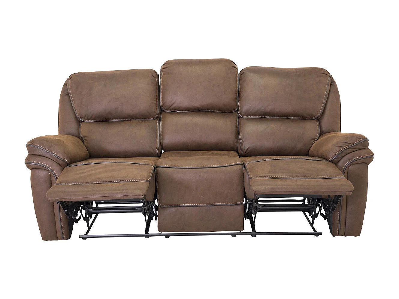 Canapé de Relaxation 3 Places "Saranda" 206cm Marron