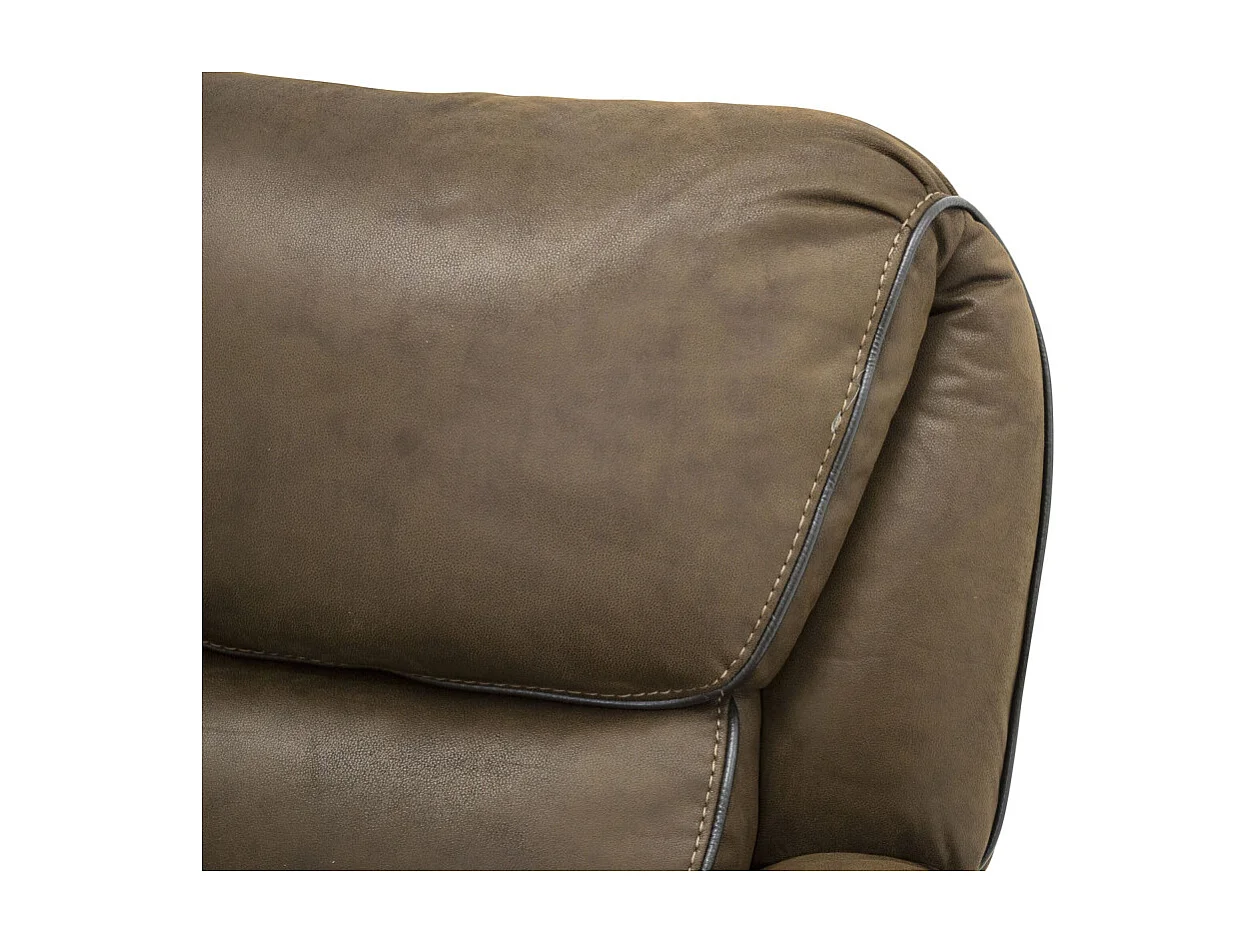 Canapé de Relaxation 3 Places "Saranda" 206cm Marron