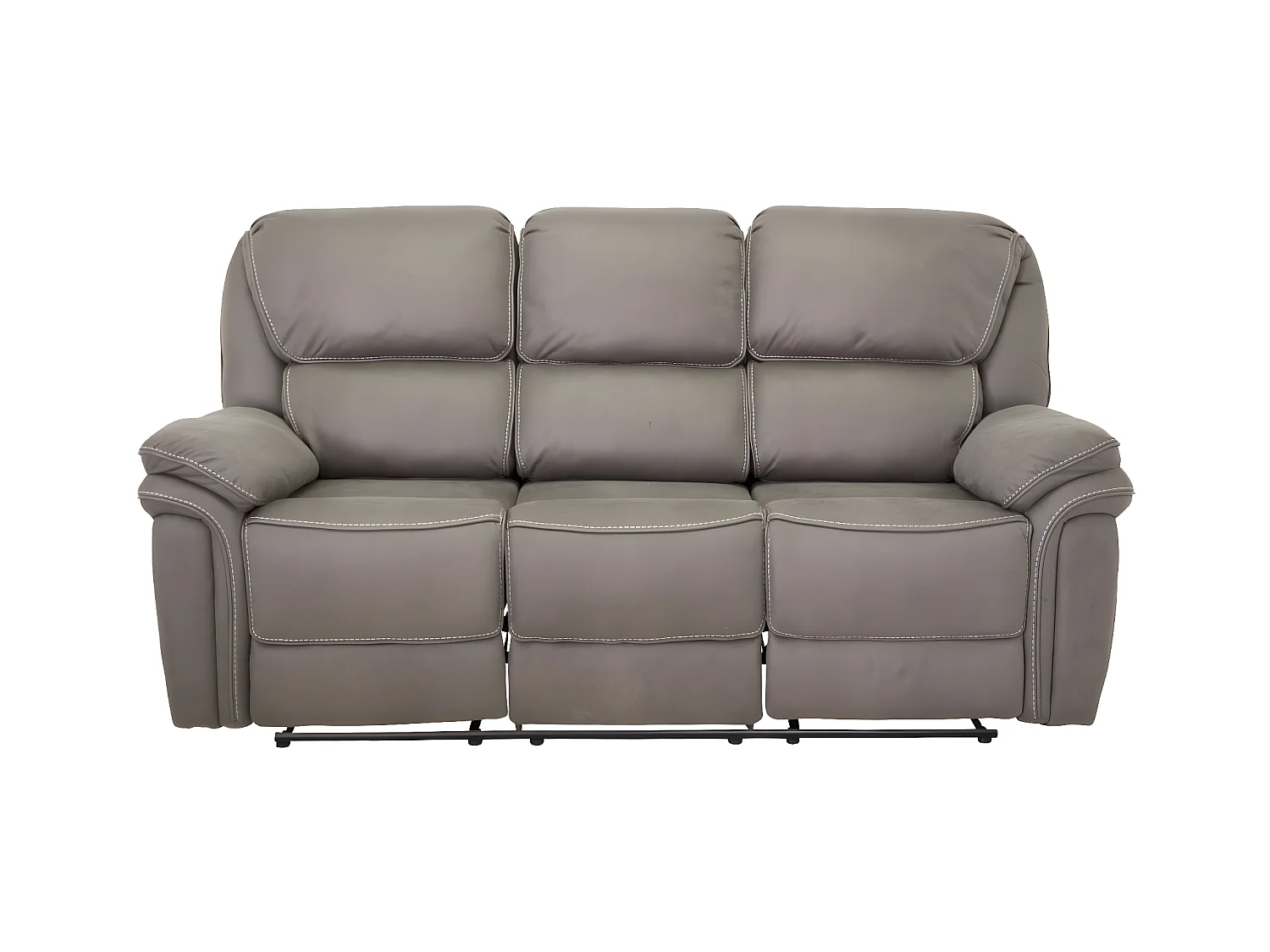 Canapé de Relaxation 3 Places "Saranda" 206cm Gris