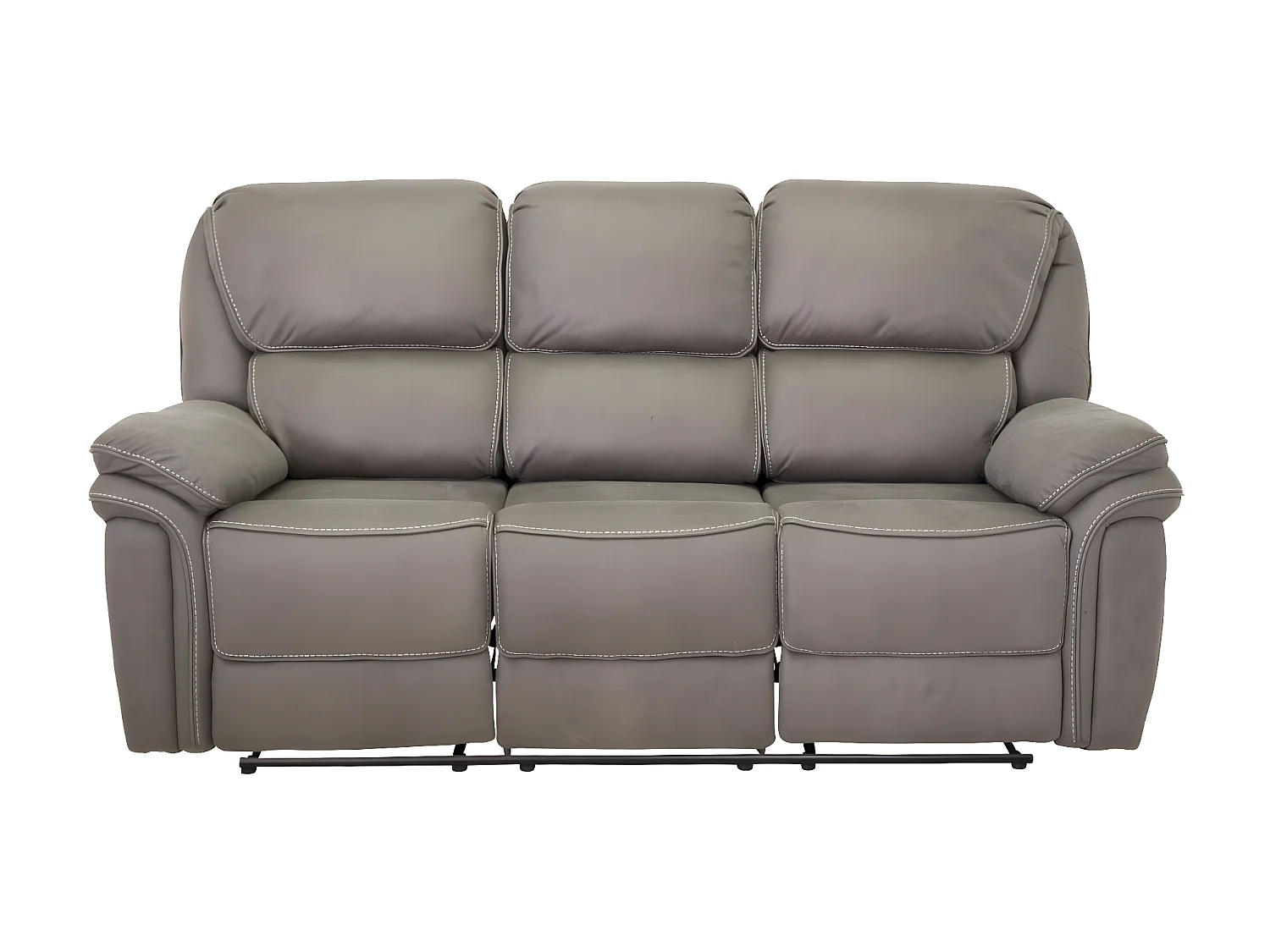 Canapé de Relaxation 3 Places "Saranda" 206cm Gris