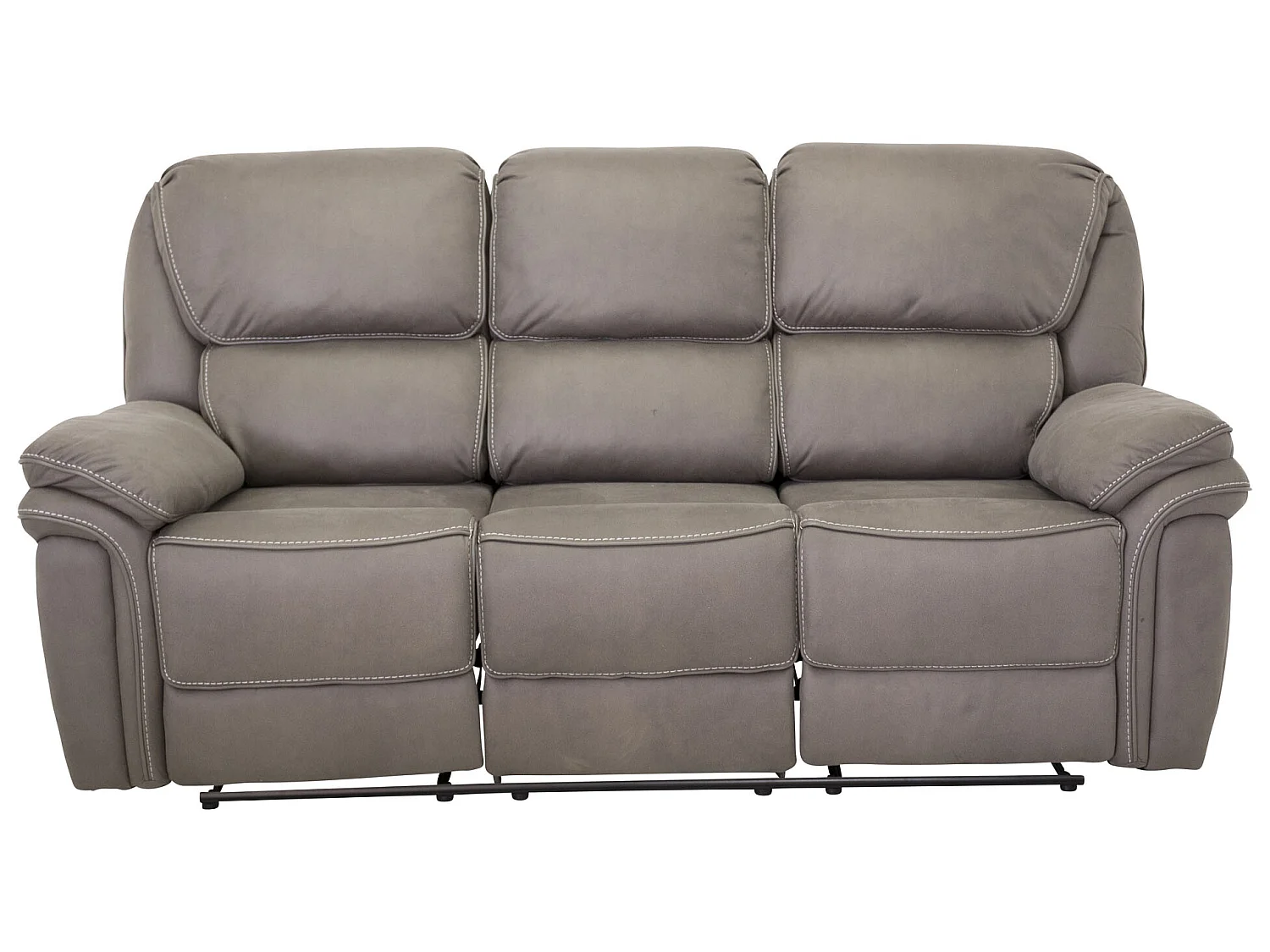 Canapé de Relaxation 3 Places "Saranda" 206cm Gris