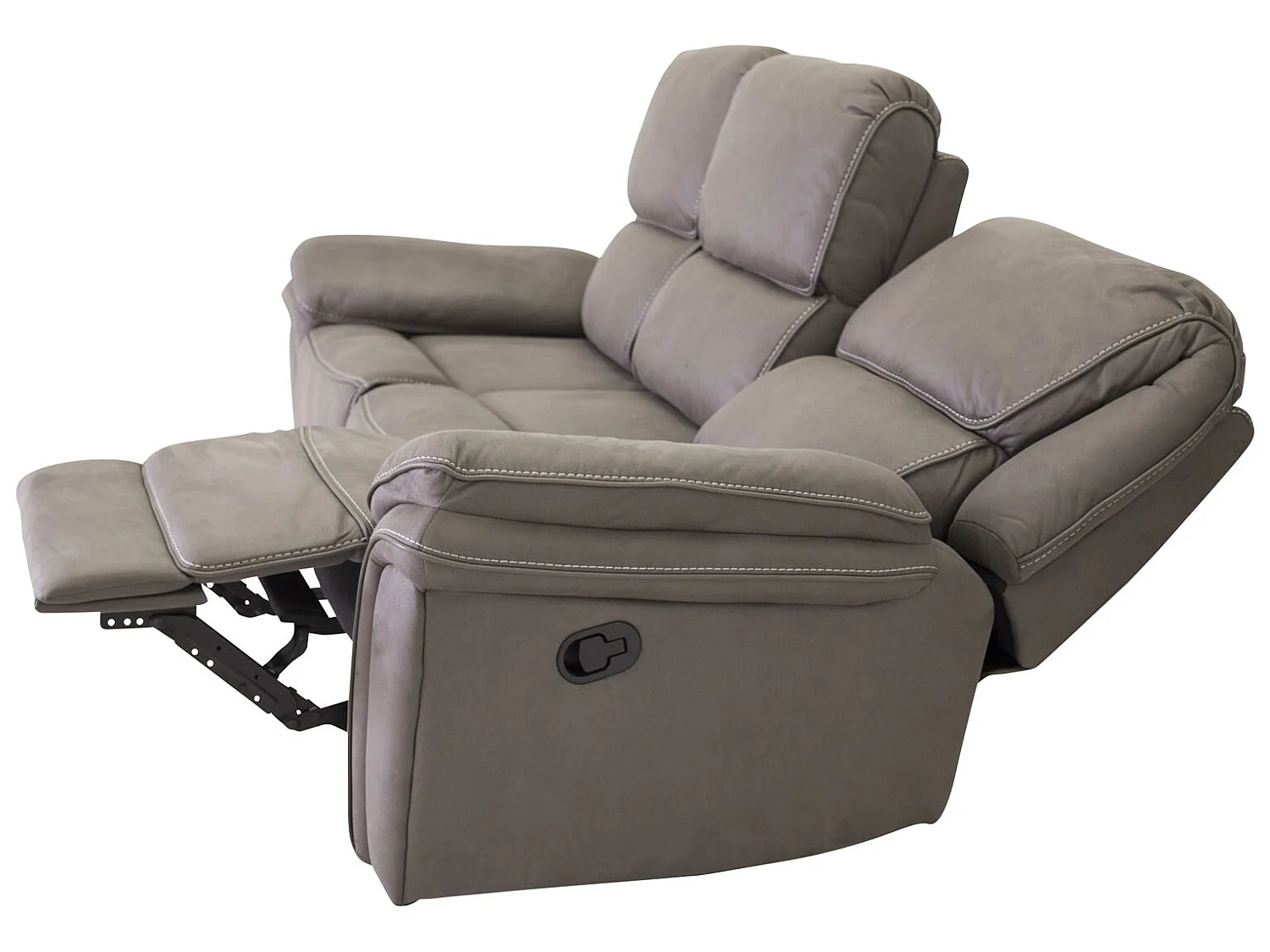 Canapé de Relaxation 3 Places "Saranda" 206cm Gris