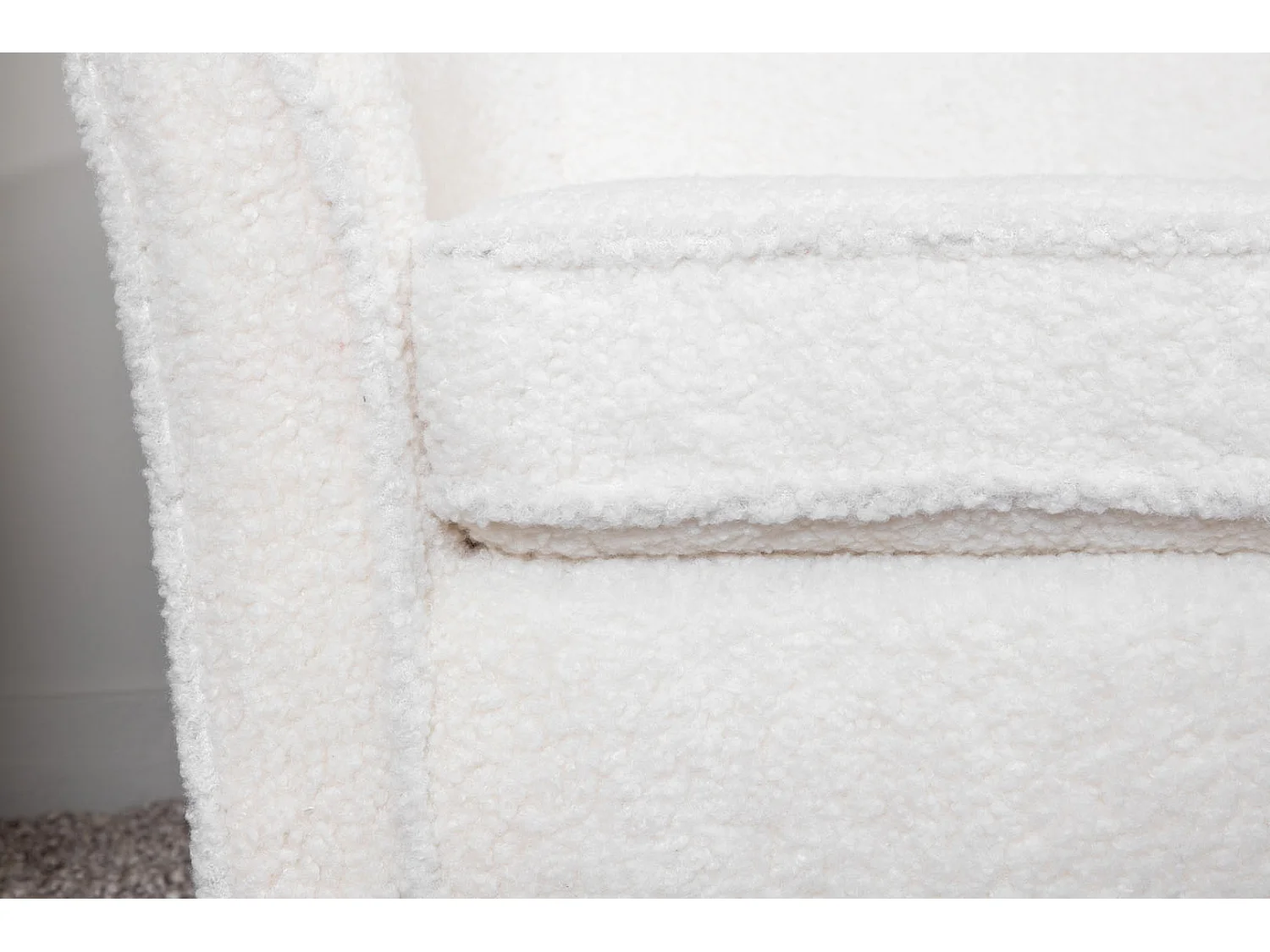 Teddy Sofa 2 personnes pour enfant, blanc.