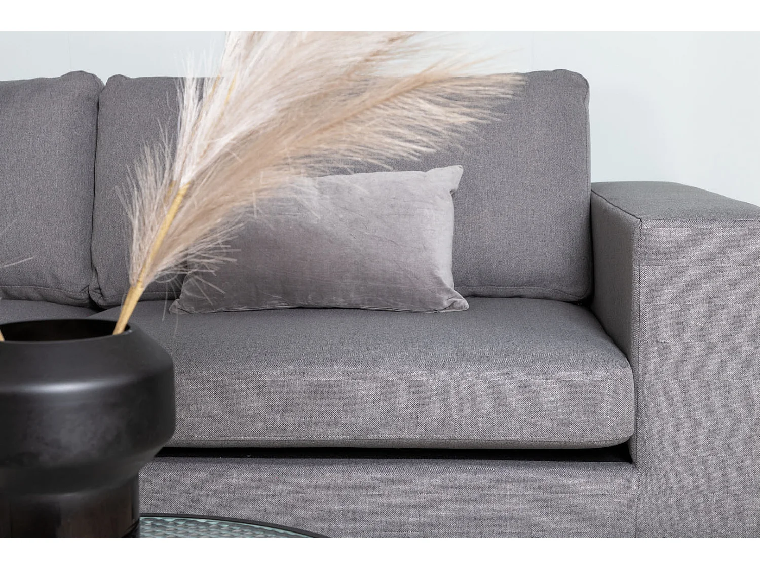 Canapé 3 Places en Tissu "Bolero" 215cm Gris