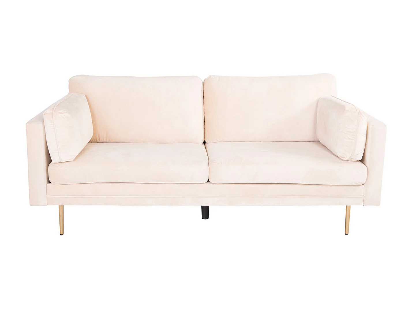Boom Sofa 3 Personen velour beige.