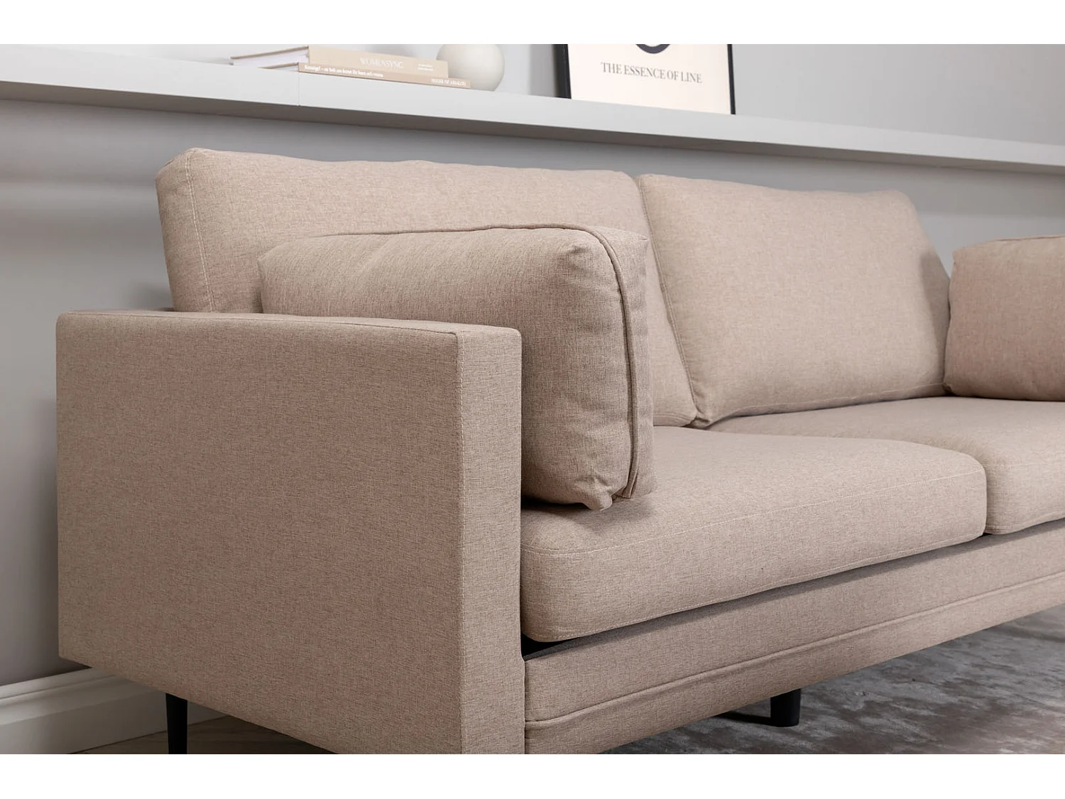 Boom bank 3 persoons bruin.