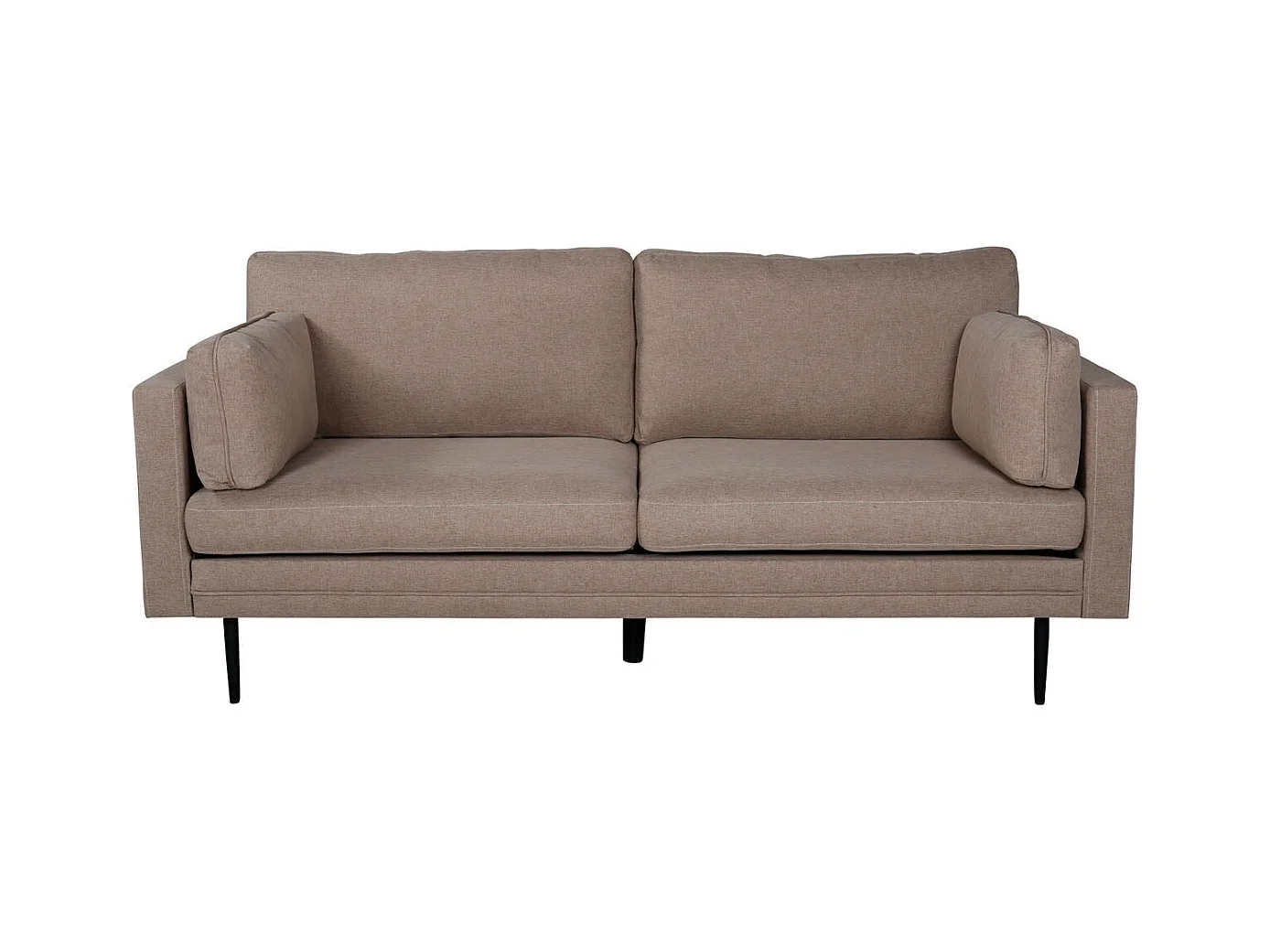 Canapé 3 Places en Tissu "Boom" 203cm Marron