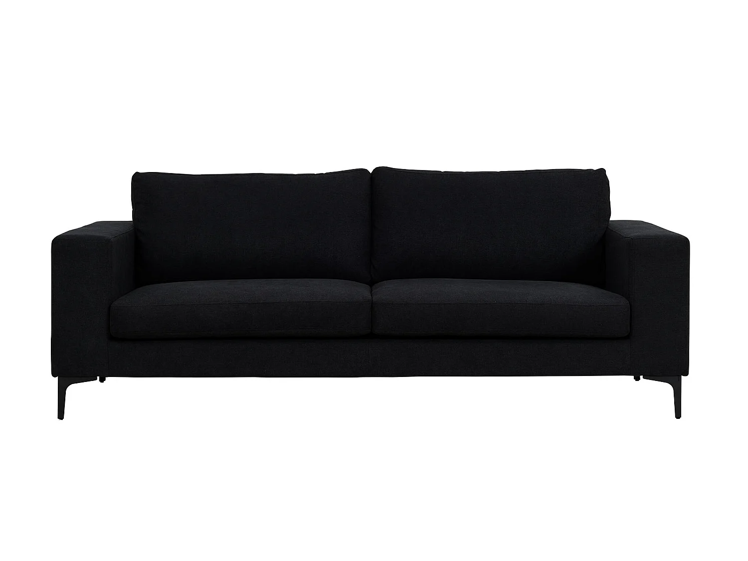 Bolero bank 3 persoons zwart.