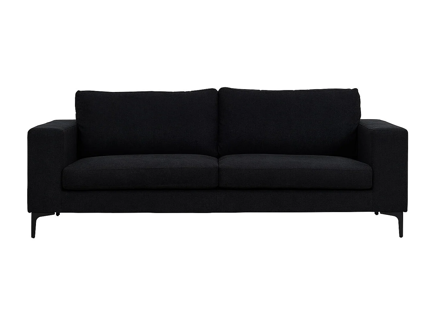 Bolero bank 3 persoons zwart.