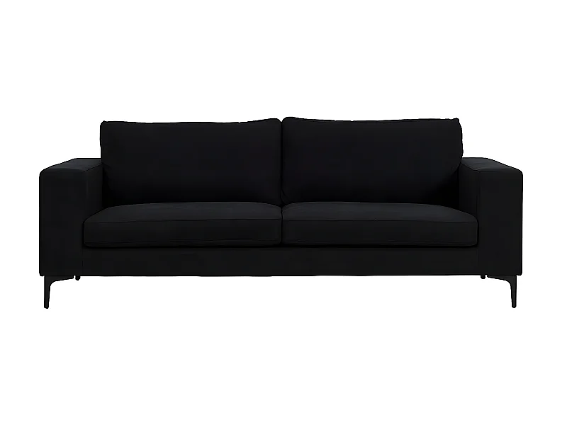 Bolero bank 3 persoons zwart.